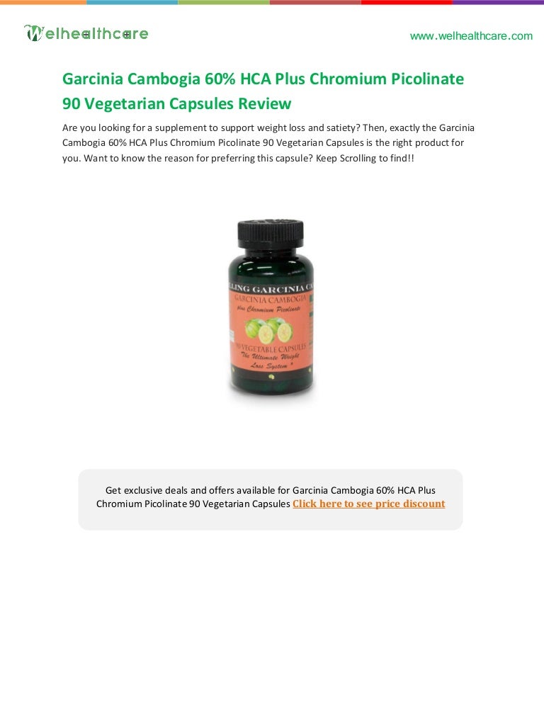 garcinia cambogia plus chromium